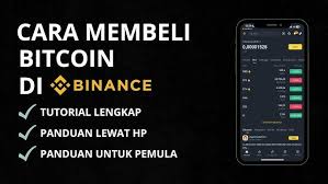 cara beli bitcoin di Binance